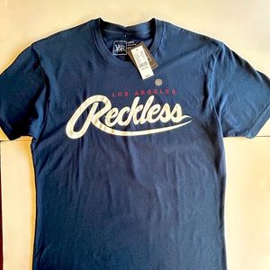 Y&R Reckless Deep Blue Tshirt size L.